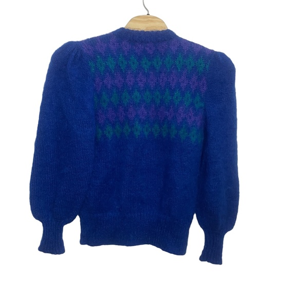 Mary Barry Ireland Sweater “Large” (see measurements) Cardigan 100% Wool Vintage - Picture 5 of 5